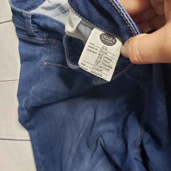 RWN by Rawan curvy bootcut medium blue jeans 26 - Picture 2 of 5
